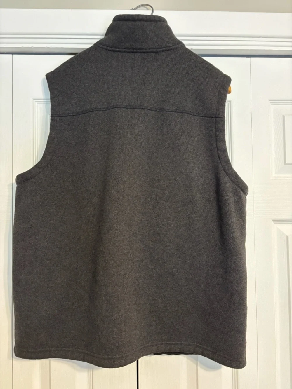 The North Face Gordon Lyons Fleece Vest Mens XL Dark Gray Heather Full Zip